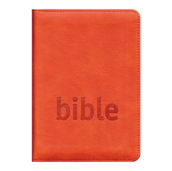 Bible ČSP kapesní, zip, oranžová