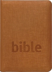 Bible ČSP kapesní, zip, mosazná